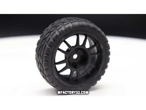 rc sport rim wheel 02 tamiya compatible vehicles free road car toy 3d print model - Mito3D