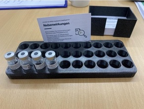 covid 19 biotecnologia pfizer vaccino titolare supporto 3d stampa coronavirus Magdeburgo pandemia 3d print model - Mito3D