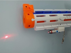 nerf laser vista brinquedo jogos acessórios 3d print model - Mito3D