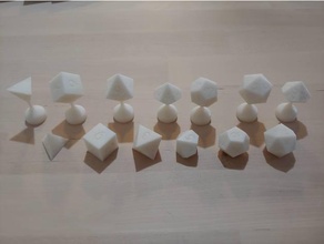 7 parça keskin kenarlı zar Ayarlamak ladin dnd Zindanlar ejderhalar oyun kalıp silikon yolluk ttrpg 3d print model - Mito3D