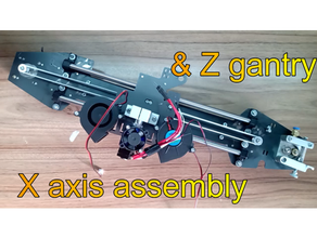 gantry & axis 3-in-1 3d printer cnc hybrid printers diy 3d print model - Mito3D