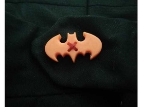batman button accessories pants 3d print model - Mito3D