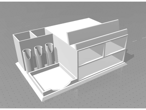desk organizer office organization 3d print model - Mito3D