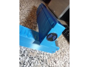 Douane logo disque casquette talon mags jouet Jeu accessoires nerf 3d print model - Mito3D