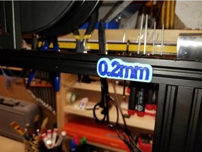 creality nozzle indicators 3d printer accessories ender 3 pro v2 reminder 3d print model - Mito3D