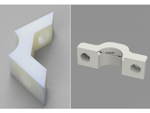kablo Kulp destek köşe Düz kelepçeleri araç sahipleri kutuları kelepçe klips yönetim Kabelhalter Kabelhalterung 3d print model - Mito3D