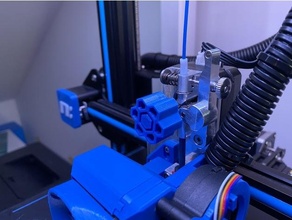 Extruder Knopf Mikro schweizerisch Direkte Fahrt Bienenwabe Design 3d Drucken Ender 3 Mikroswiss dd 3d print model - Mito3D