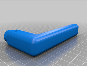 simple door handle replacement parts 3d print model - Mito3D