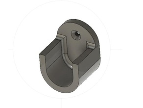 suporte armário roupa bastão substituição partes vassoura cabo guarda 3d print model - Mito3D