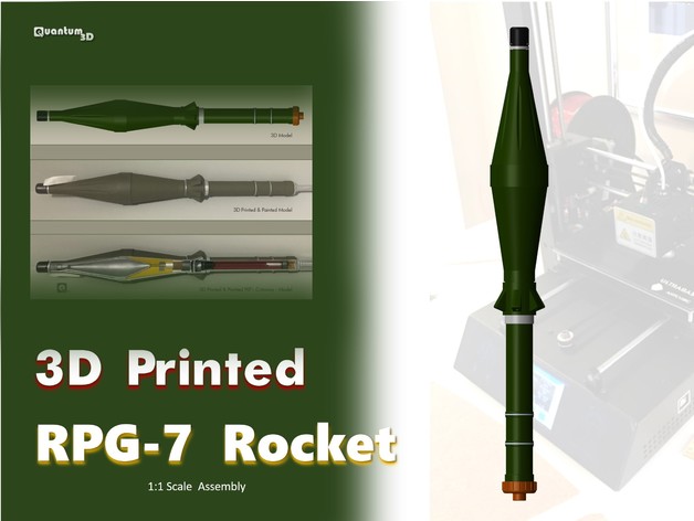 rpg 7 roket montaj modeller 3D print model - Mito3D