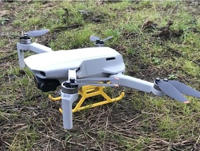 Landung Ausrüstung dji Mini 2 Aktualisiert v2 Fahrzeuge mavic Drohne Schleudern Kufen 3d print model - Mito3D