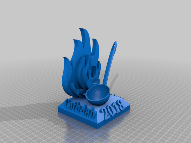 2018 pimenta cozinhar troféu 3d impressão frio 3D print model - Mito3D