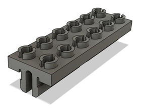 Lego Ender 3 Schiene einfügen 3d Drucker Zubehör ender3 3d print model - Mito3D