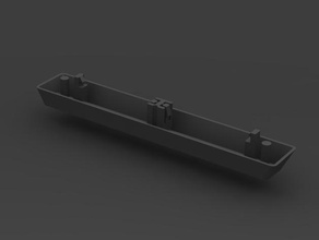 corsair k55 - space key 3d printing print diy gaming keyboard repair 3d print model - Mito3D