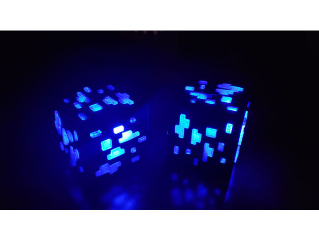 Minecraft Block 9v Box Video Spiele Scheiße Lol Licht 3D print model - Mito3D