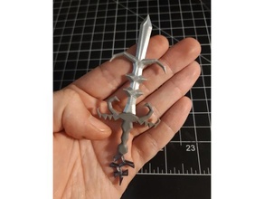 bandos espada Dios accesorios jagex runescape 3d print model - Mito3D