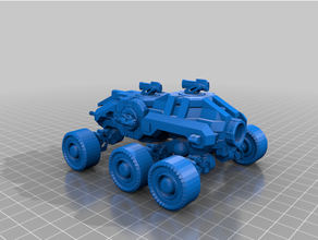 Zänker Rover scifi Platz Ingenieure 3d print model - Mito3D