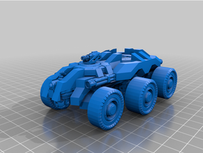 brontolio rover scifi spazio ingegneri 3d print model - Mito3D