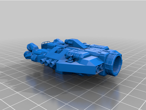 miner scifi space engineers spaceship 3d print model - Mito3D