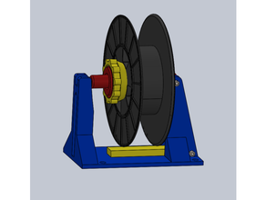 Spindel Abwickelhaspel 3d abrollen Bobina Drucker Zubehör 3d print model - Mito3D