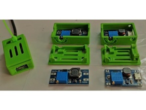 mt3608 étape dc renforcer boîte électronique planche boostée booster Cas gaine convertisseur DIY enceinte micro 3d print model - Mito3D