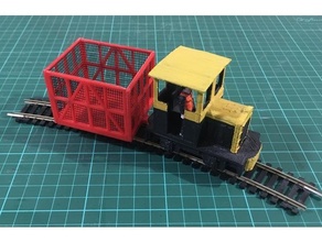 hon30 Zucker Zug Stock Behälter Hobby ho on30 Modellbahn Modell Züge 3d print model - Mito3D