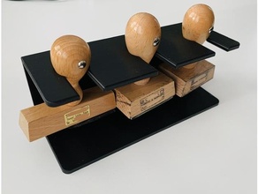 rubber stamp holder office desk organizer productivity work 3d print model - Mito3D