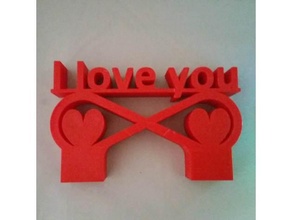 love teelicht decor decoration simple valentines day 3d print model - Mito3D