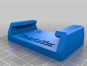 makita 18v battery wall mount clean design holder tool holders & boxes 3d print model - Mito3D