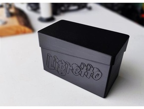ligretto deck case toy & game accessories box cardgame cardgames cards click holder lid lock 3d print model - Mito3D