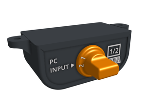 bricolaje diy USB cambiar interruptor 3d impresión teclado mando ratón selector enchufe 3d print model - Mito3D