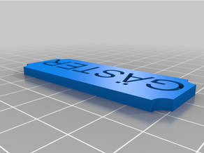 ster placa sinais logotipos gstskylt 3d print model - Mito3D
