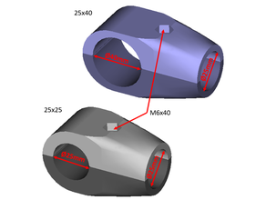 3 Klemme Kleiderschrank Röhren Haushalt Kleider Aufhänger Schiene Tube 3d print model - Mito3D