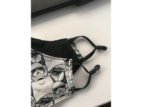 einstellbar Ohr schaltet Gesicht maks Zubehör Covidmask Umschalten elastisch Band Schutzmaske 3d print model - Mito3D