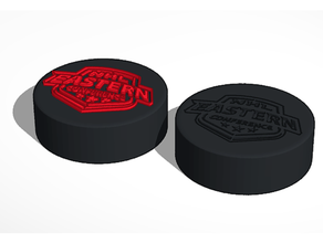 östlich Konferenz nhl Eishockey Puck Logo Zeichen Logos 3d print model - Mito3D