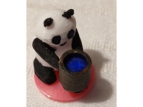 Petoko Chibis Wasser Baby Panda 3d Drucken Brettspiel Zubehör 3d print model - Mito3D