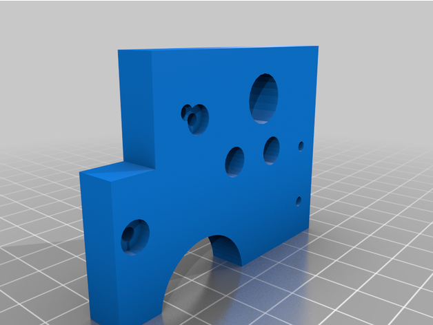 biqu h2 ender 5 mount fan shroud 3d printer extruders 3D print model - Mito3D