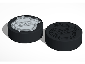 nhl Eishockey Puck Logo Zeichen Logos Eis 3d print model - Mito3D