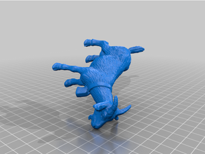 cabra animales 3d print model - Mito3D