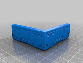 scifi benches terrain space engineers 3d print model - Mito3D