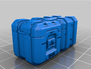 caixotes scifi espaço engenheiros 3d print model - Mito3D