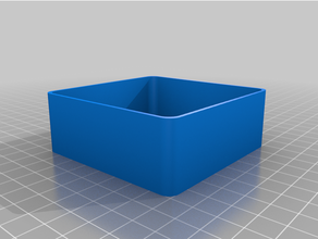simple drawer box containers 3d print model - Mito3D