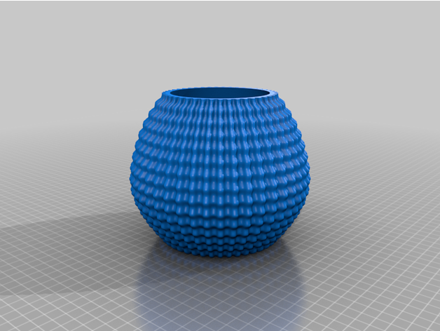 curvy2 decor bowl container 3D print model - Mito3D