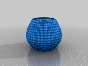 curvy2 decor bowl container 3d print model - Mito3D