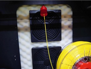 qidi x plus max filamento limpador giro pra trás preventor 3d impressora acessórios 3d print model - Mito3D