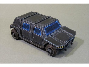 off-road vehicle vehicles 28mm cyberpunk infinity wargaming 3d print model - Mito3D