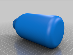 water bottle containers cap container 3d print model - Mito3D