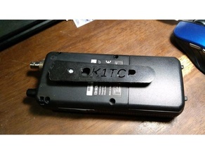 uniden bcd436hp bcd3600xlt belt clip diy 3600xlt 436hp hamradio receiver scanner 3d print model - Mito3D
