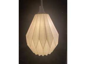 fenêtre pendentif lampe ombre décor e14 abat jour éclairage vase mode stores 3d print model - Mito3D