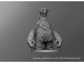 yeti toys & games dnd dungeons dragons tabletop 3d print model - Mito3D